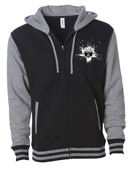 Unisex Heavyweight Varsity Zip Hood 